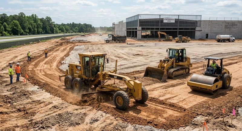 Parking Lot Excavation in Gainesville, GA