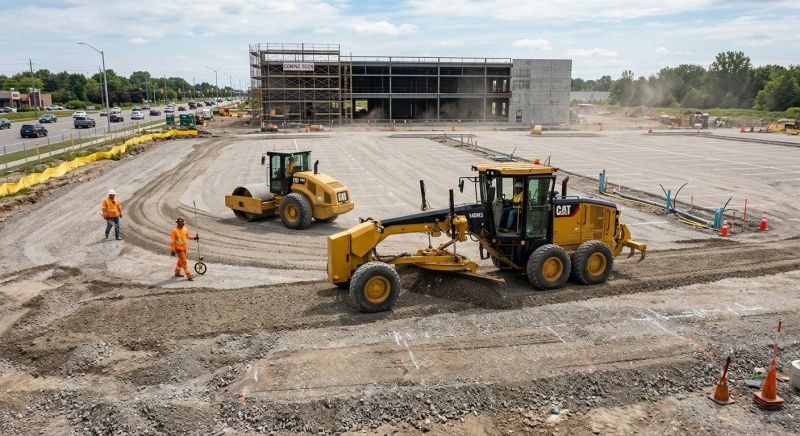 Parking Lot Excavation in Gainesville, GA